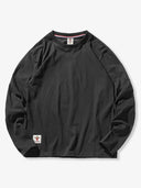 7 Solid Colors- Washed Brushed Cotton Long Sleeve Tee