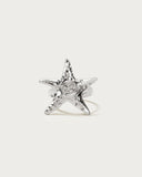 Silver Starfish - Rings - Stainless Steel - Adjustable