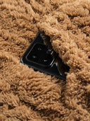 Geometric Jacquard Teddy Hoodie