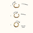 Heart To Heart - Earrings - Stainless Steel