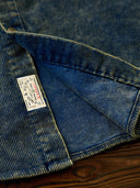[Pre-Order] Washed Corduroy Denim Work Shirt with Leather Tag