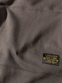 Heavyweight Crewneck Sweatshirt with Suede Elbow Patches and Loop-Back Lining
