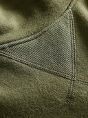 Fleece-Lined Turtleneck V-Gusset Sweatshirt