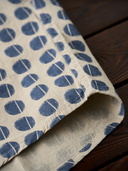 Circle Pattern Cotton Long Sleeve Shirt