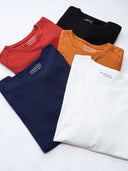 Multicolor Raglan Sleeve Cotton T-Shirt