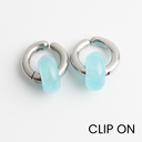Jutta - Earrings - Clip On - Stainless Steel