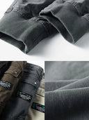 Military Drawstring Hem Parachute Pants