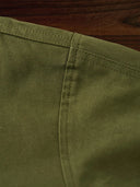 Cotton Piqué Panel Swedish Military Motorcycle Jacket with Hook Buttons