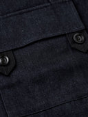 13oz Denim Retro Swedish Soldier Biker Jacket