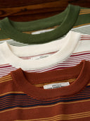 Multi-Border Knit Heavyweight Tee