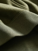 Fleece-Lined Turtleneck V-Gusset Sweatshirt