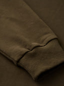 "Cat Wearing Helmet" Print & Karaku Logo Embroidery V-Gusset Sweatshirt