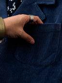 Vintage Corduroy Indigo-Dyed Work Jacket