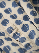 Circle Pattern Cotton Long Sleeve Shirt