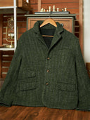 Wool-Blend Tweed Tailored Jacket