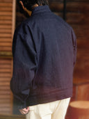 13oz Denim Retro Swedish Soldier Biker Jacket