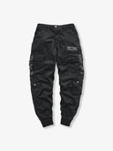 Military Drawstring Hem Parachute Pants