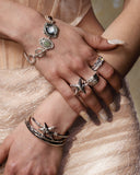 Silver Starfish - Rings - Stainless Steel - Adjustable
