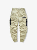 Military Drawstring Hem Parachute Pants