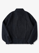 13oz Denim Retro Swedish Soldier Biker Jacket