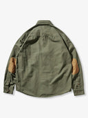 Color-Block Patch Heavyweight Work Shirt