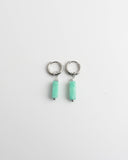 Dora - Oorbellen - Natuursteen - Stainless Steel