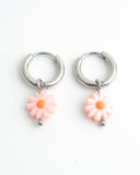 Daisy Flower - Oorbellen - Stainless Steel