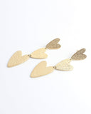 Hearts, Hearts, Hearts - Oorbellen - Stainless Steel