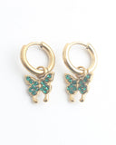 Sparkly Butterfly - Oorbellen - Stainless Steel