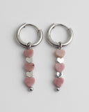 Heart To Heart - Oorbellen - Stainless Steel