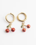 Sweet Cherry - Earrings - Stainless Steel