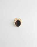 Jolene - Rings - Stainless Steel - Adjustable - Natural Stone