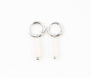Dora - Oorbellen - Natuursteen - Stainless Steel