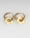 Blütenblattblüte - Ohrringe - Edelstahl