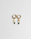 Stone Leaf - Oorbellen - Stainless Steel