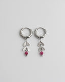 Stone Leaf - Oorbellen - Stainless Steel