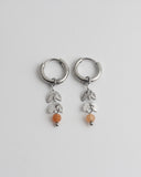 Stone Leaf - Oorbellen - Stainless Steel