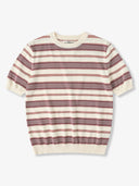 Multi-Border Knit Heavyweight Tee