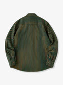 Distressed Vintage Stripe Heavy Duty Overshirt