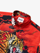 Karaku x HORIKAGE.INK Fierce Tiger Flames Shirt