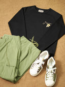 "Zen Chi An Kata Tadayoshi-den" Ukiyo-e Raglan Sweatshirt