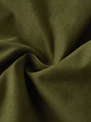 Cotton Piqué Panel Swedish Military Motorcycle Jacket with Hook Buttons