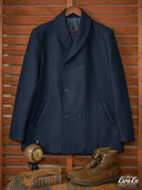 Double-Breasted Shawl Collar Peacoat