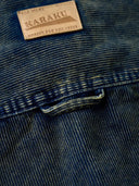 [Pre-Order] Washed Corduroy Denim Work Shirt with Leather Tag