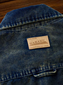 [Pre-Order] Washed Corduroy Denim Work Shirt with Leather Tag