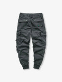 Military Drawstring Hem Parachute Pants