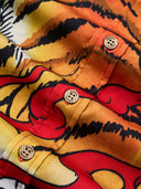 Karaku x HORIKAGE.INK Fierce Tiger Flames Shirt