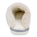 Lined indoor slippers