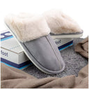 Lined indoor slippers