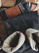 Double Red Selvedge 13.8oz Tapered Jeans